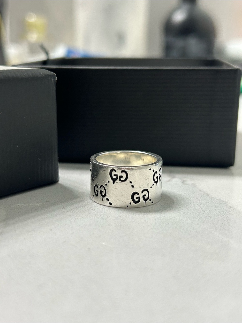 Gucci Silver Ghost Ring